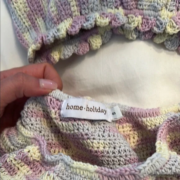 Multicolor Knit Two-Piece Set - Picture 3 of 5